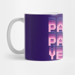 Party party yeah! Cute colors and pixels! Mug